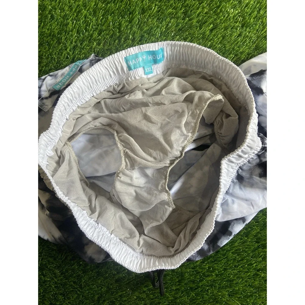 Happy Hour Men's Tie-Dye Board Short Swim Trunk Size XXL EUC